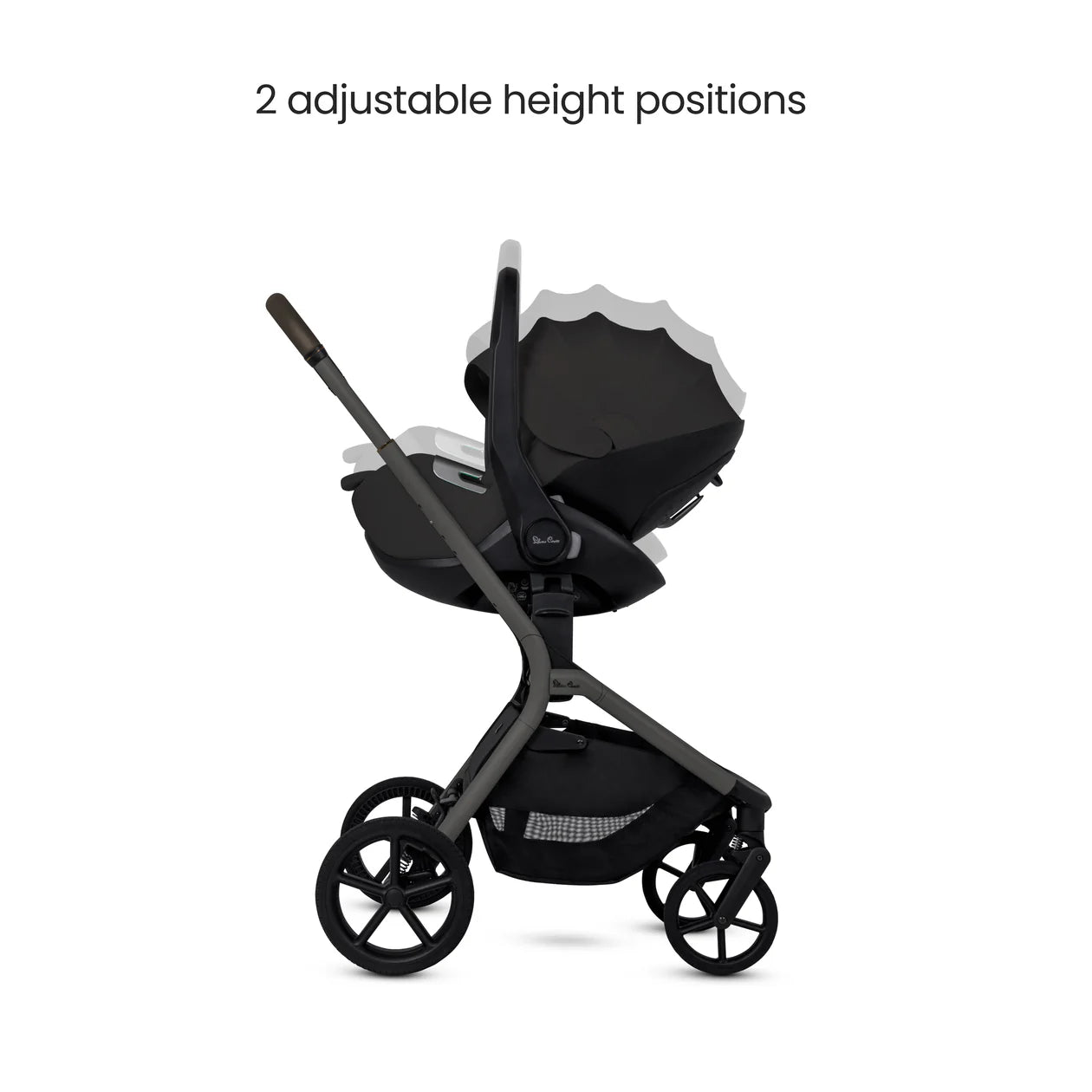 Silver Cross Breez Pewter Travel System Ultimate 360 Family Car Seat Bundle (13 piece)