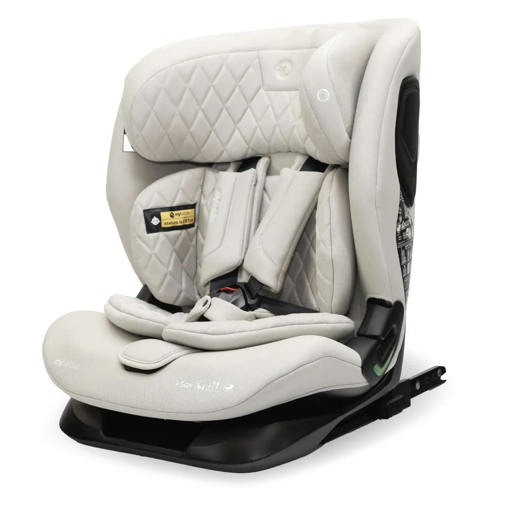 My Babiie MBCS123 ISOFIX i-Size (76-150cm) Car Seat Oatmeal *Pre order due Early November