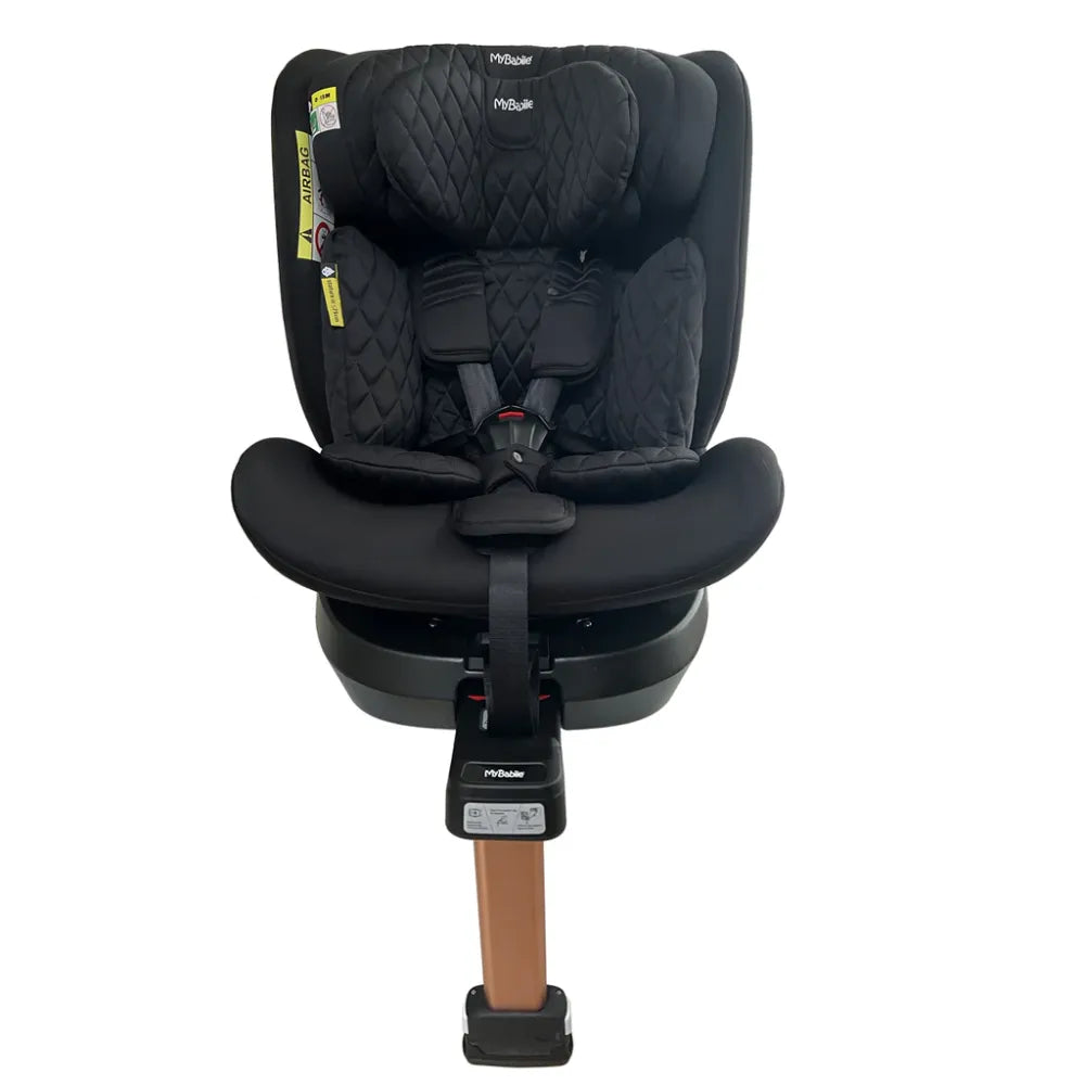 My Babiie MBCSSPIN i-Size (40-150cm) Spin Car Seat - Quilted Black