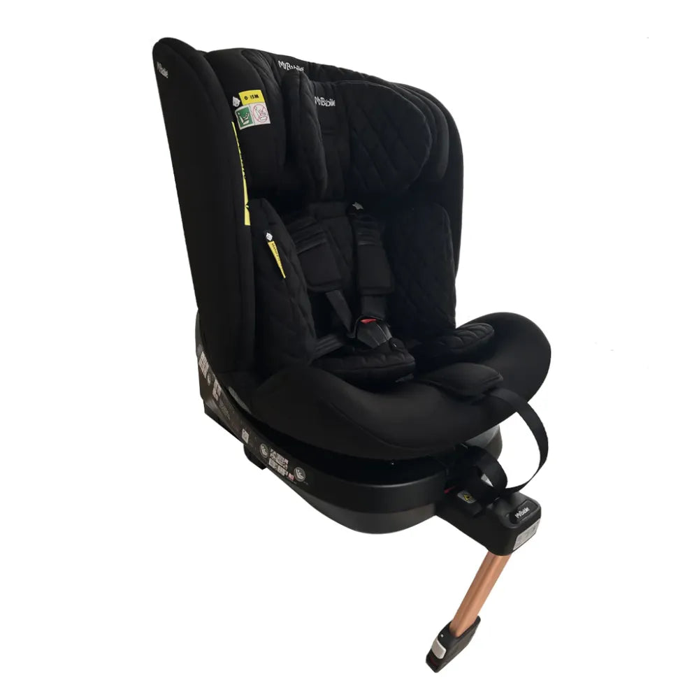 My Babiie MBCSSPIN i-Size (40-150cm) Spin Car Seat - Quilted Black