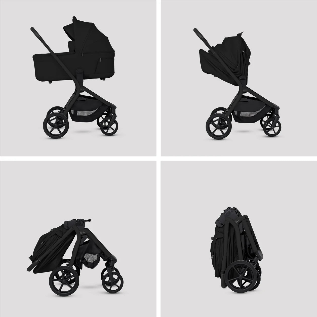 Silver Cross Breez Onyx Travel System Ultimate 360 Family Car Seat Bundle (13 piece)