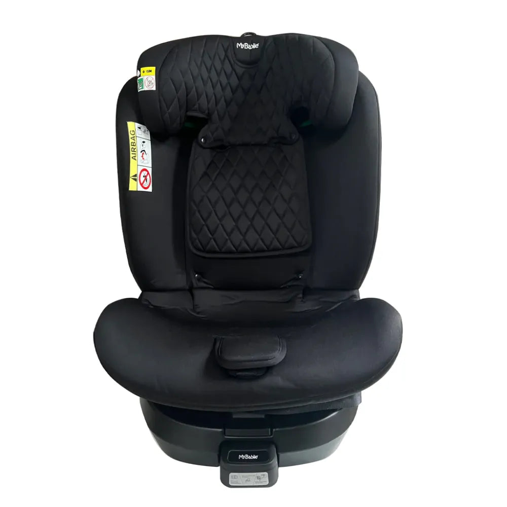 My Babiie MBCSSPIN i-Size (40-150cm) Spin Car Seat - Quilted Black