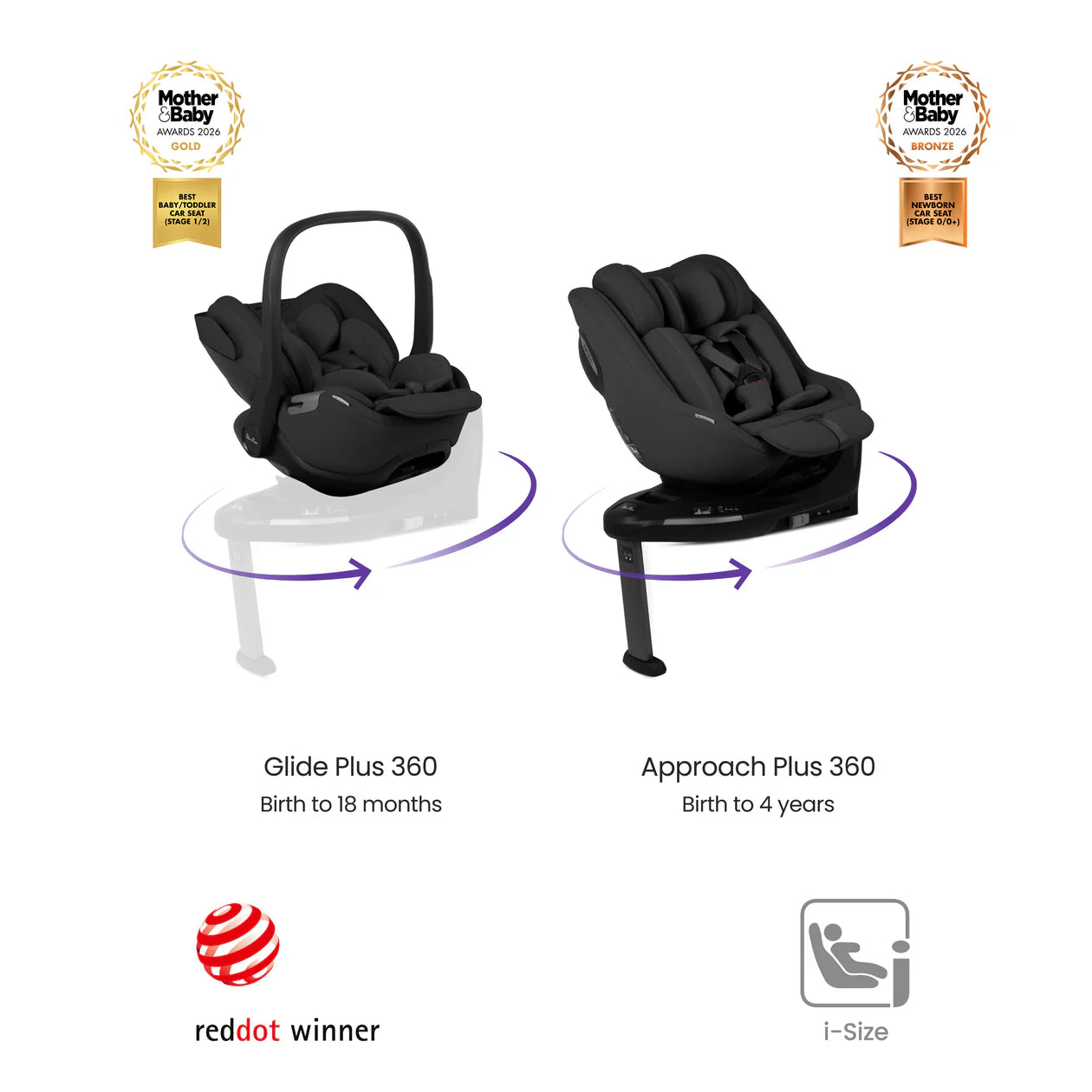 Silver Cross Breez Onyx Travel System Ultimate 360 Family Car Seat Bundle (13 piece)