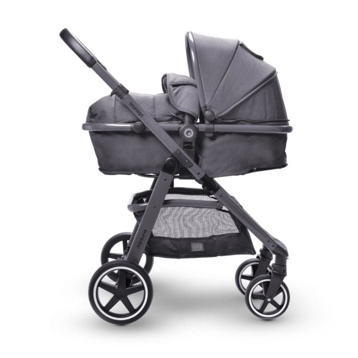 Miniuno TouraGo 2 in 1 with reclining car seat Anthracite