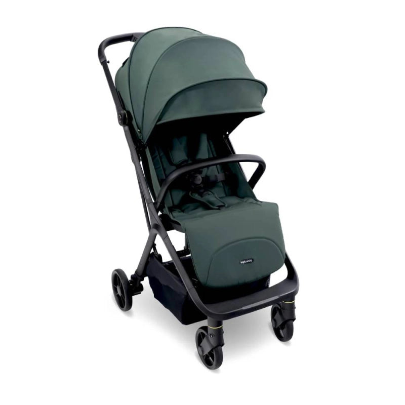 My Babiie MBX7 Auto Fold Compact Stroller - Forest Green