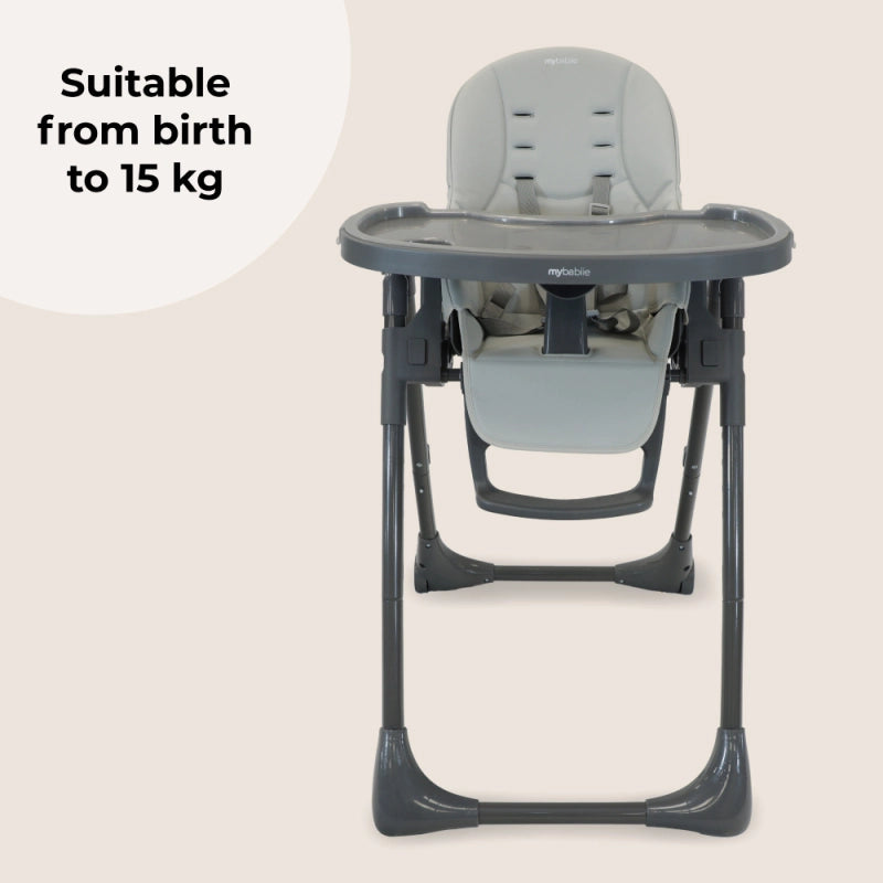 My Babiie Luxe Highchair - Grey