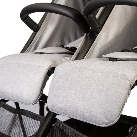 Red Kite Push Me Dubl Twin Stroller - Grey (NEW 2024) 22kg each seat