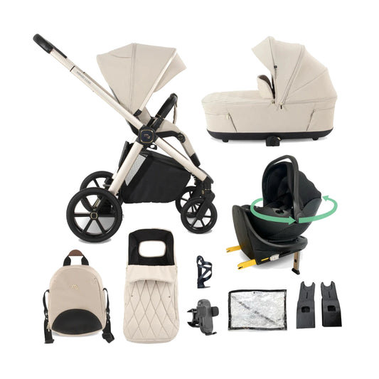 My Babiie MB450 Luxe Travel System - Feather 360 Base
