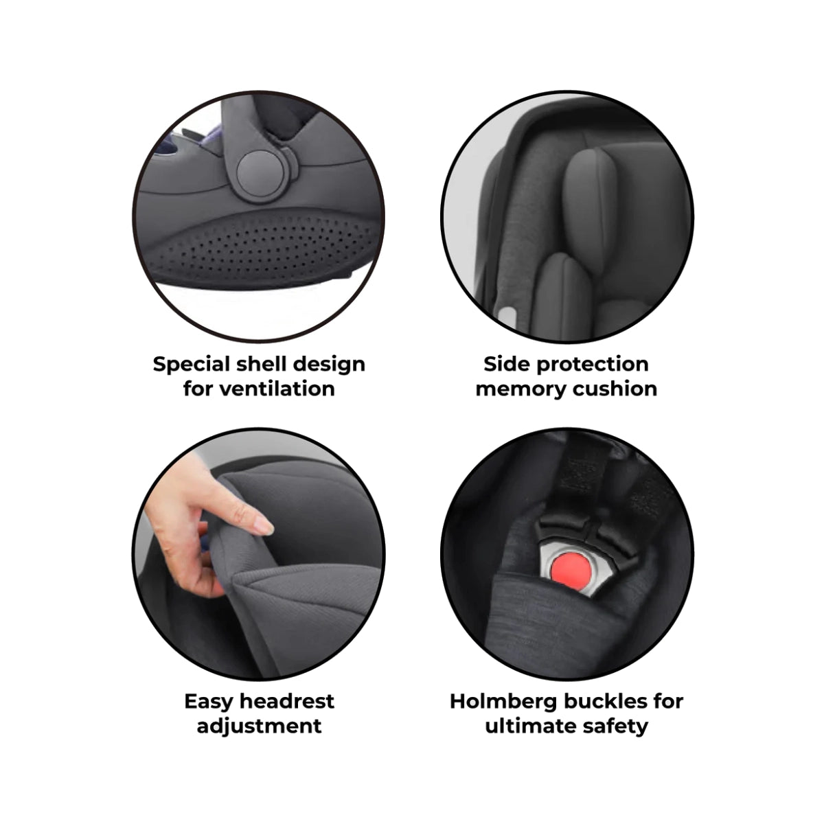 My Babiie MB450 Luxe Travel System - Feather 360 Base