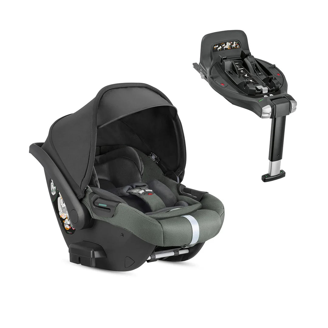 Inglesina Aptica XT Travel System with 360 base & reclining car seat -Taiga Green