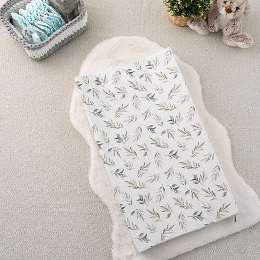 Gilded Bird -  Linen Leaves Wedge Mat