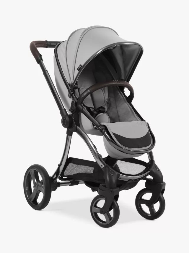 Egg 3 Pushchair, Carrycot & Accessories with Cybex Cloud T Car Seat and Base T Luxury Bundle, Glacier