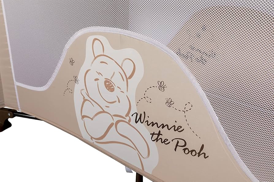 Hauck Dream N Play Go Travelcot - Pooh Rainbow Beige