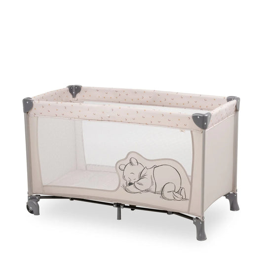 Hauck Dream N Play Go Travelcot - Pooh Rainbow Beige