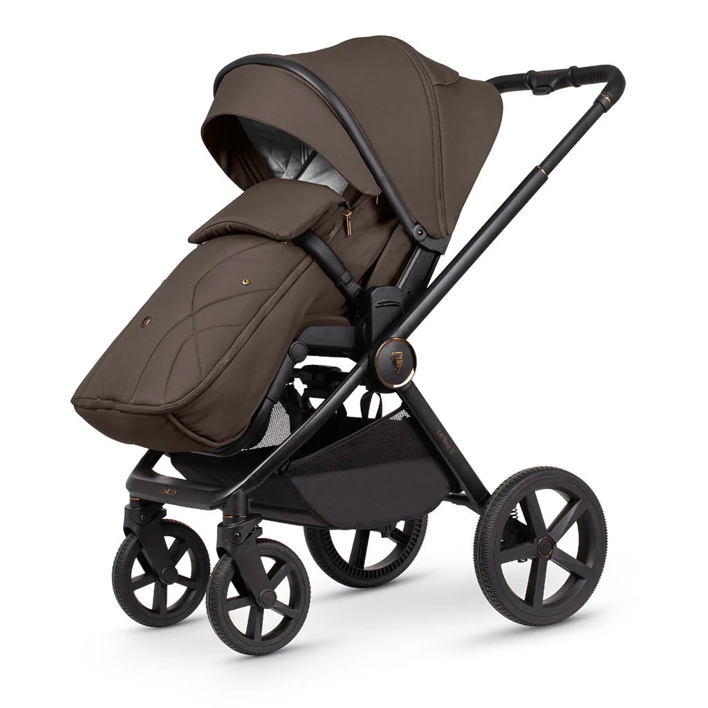Venicci Upline 2 3 in 1 With  Rotating Base Brownie Black Car Seat