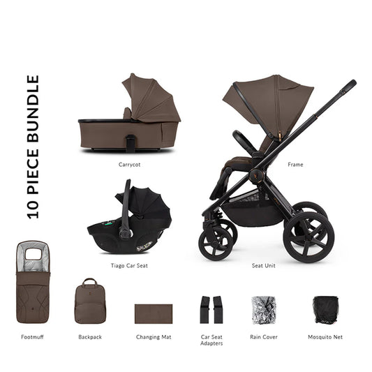 Venicci Upline 2 3 in 1 Brownie Black Car Seat