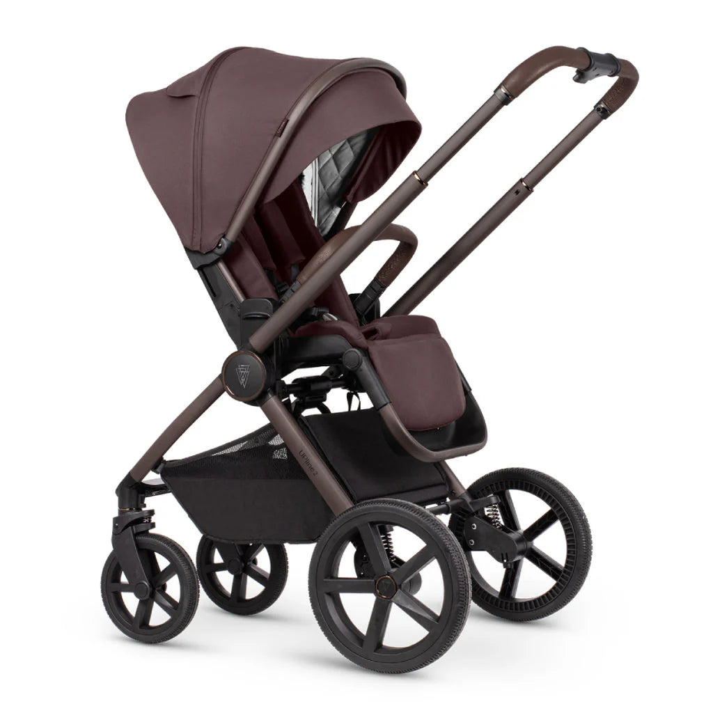 Venicci Upline 2 3 in 1 With Rotating Base Burgandy Black Car Seat