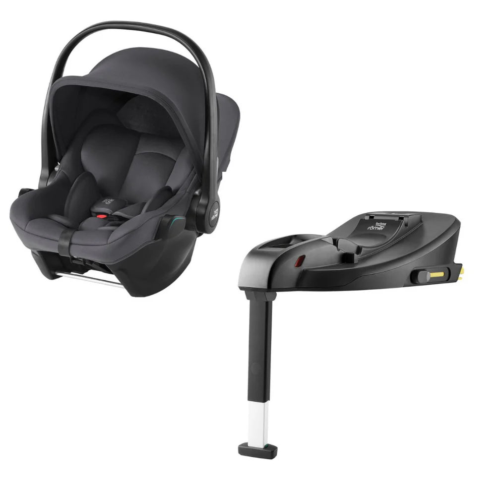 Britax Baby Safe Core i Size Car Seat and Isofix Base Bundle Midnight Grey