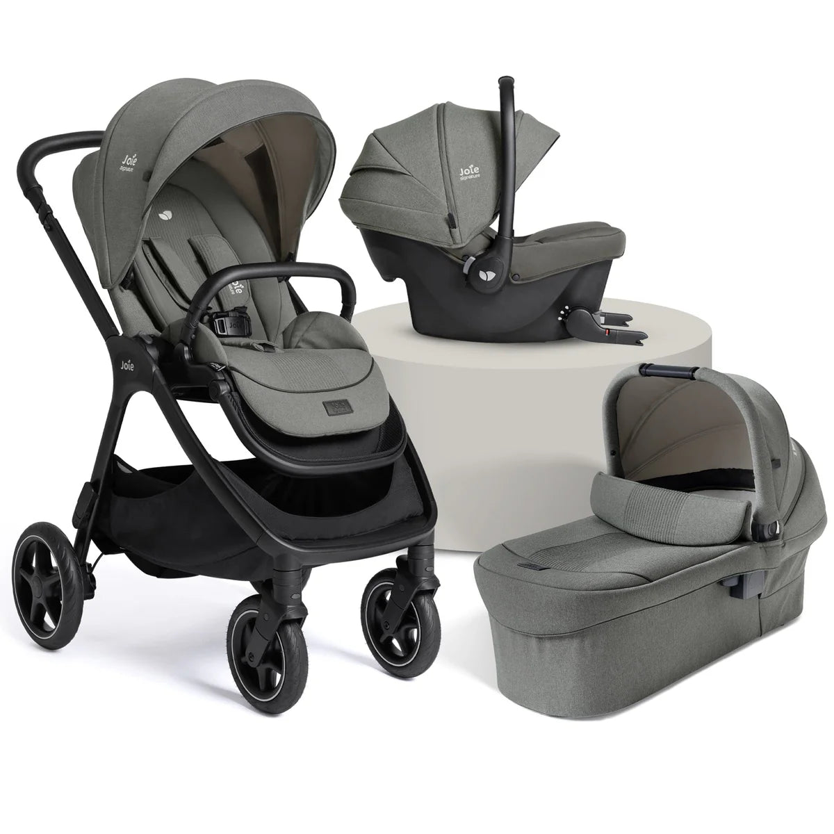 Joie Finiti Flex Click & Go Bundle in Evergreen
