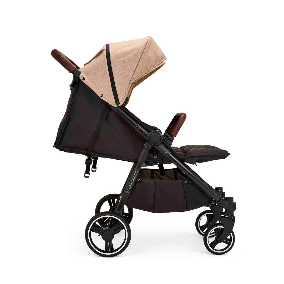 Ickle Bubba Venus Prime Double Stroller - Biscuit