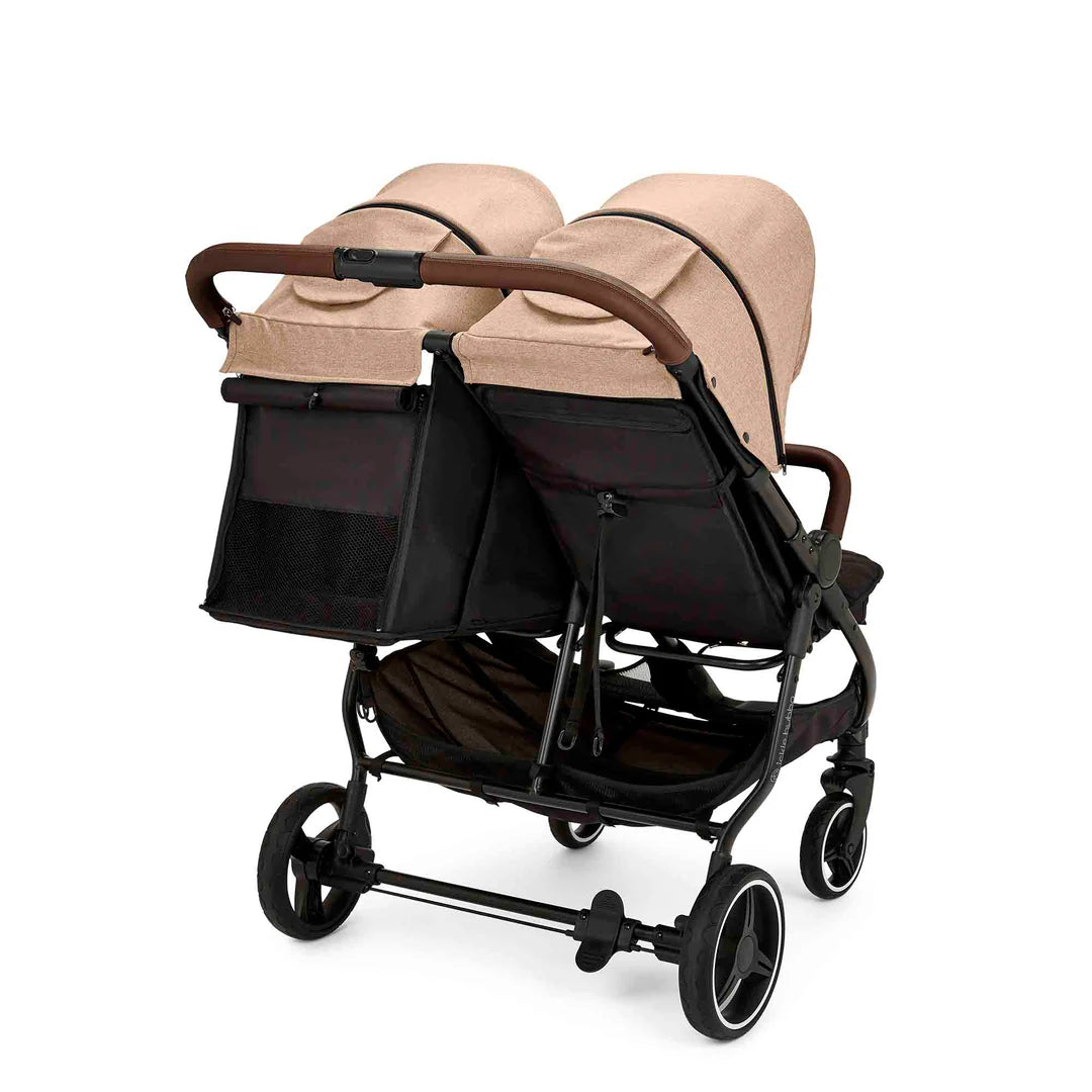 Ickle Bubba Venus Prime Double Stroller - Biscuit