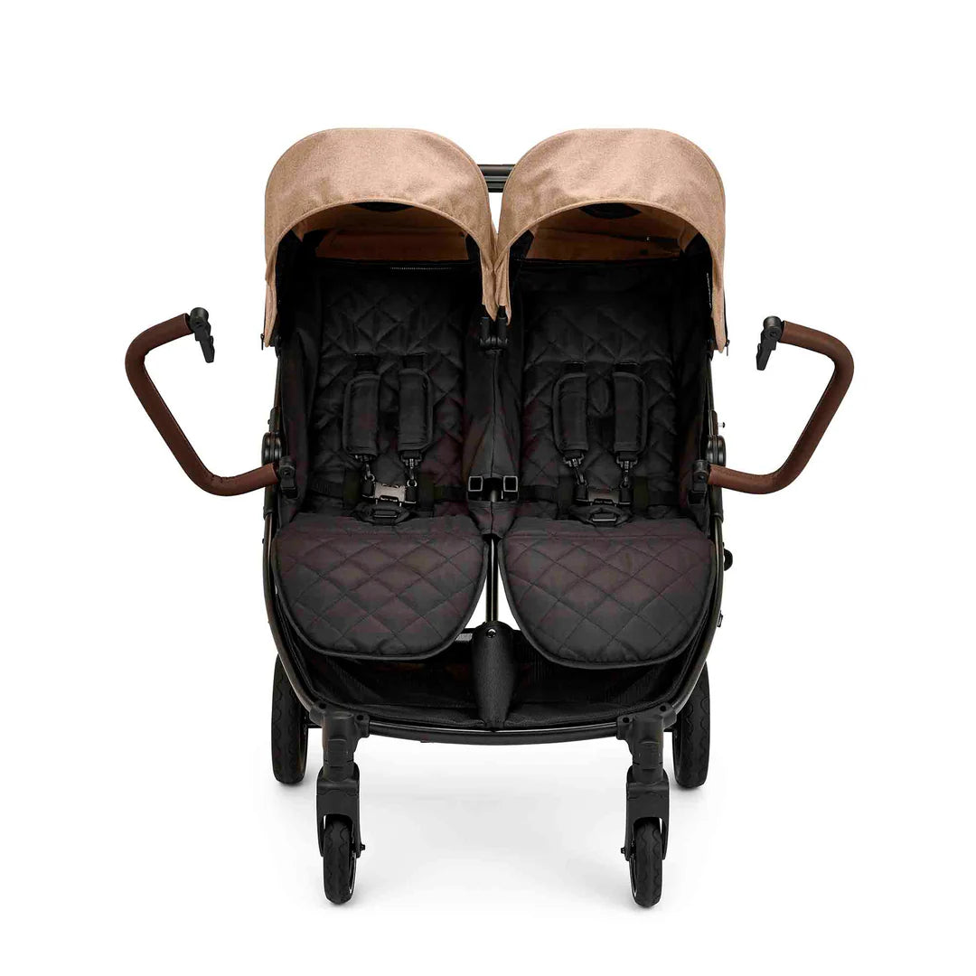 Ickle Bubba Venus Prime Double Stroller - Biscuit