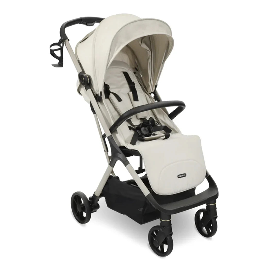 My Babiie MBX7 Auto Fold Compact Stroller - Ivory