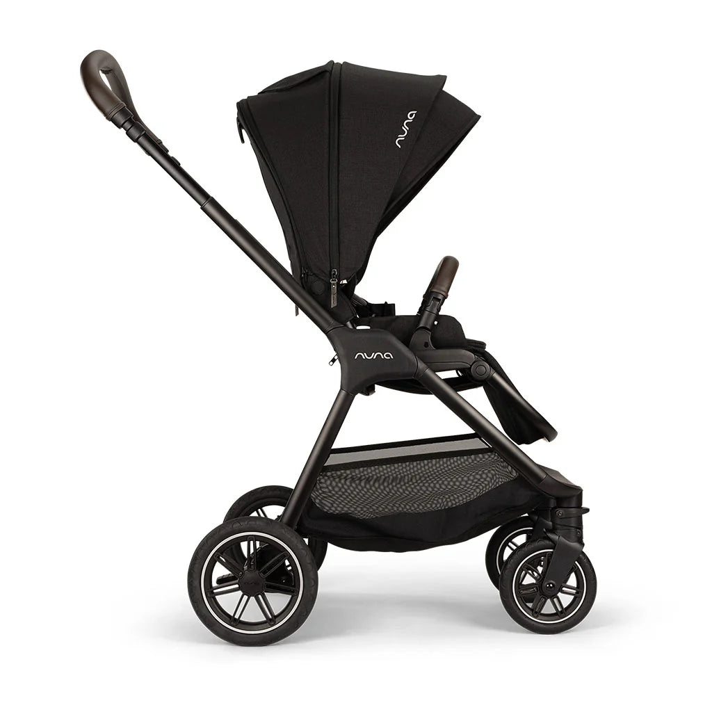 Nuna TRIV Next Travel System Caviar With Arra Flex Car Seat