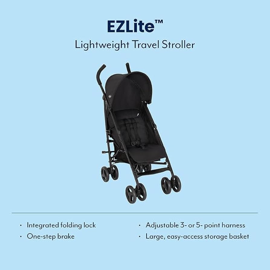 Graco EZLite stroller - Midnight Black Ex Display