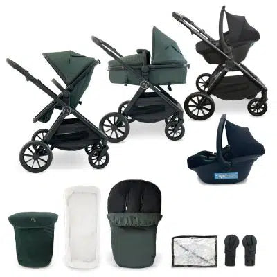 My Babiie MB220 3in1 Travel System Forest Green