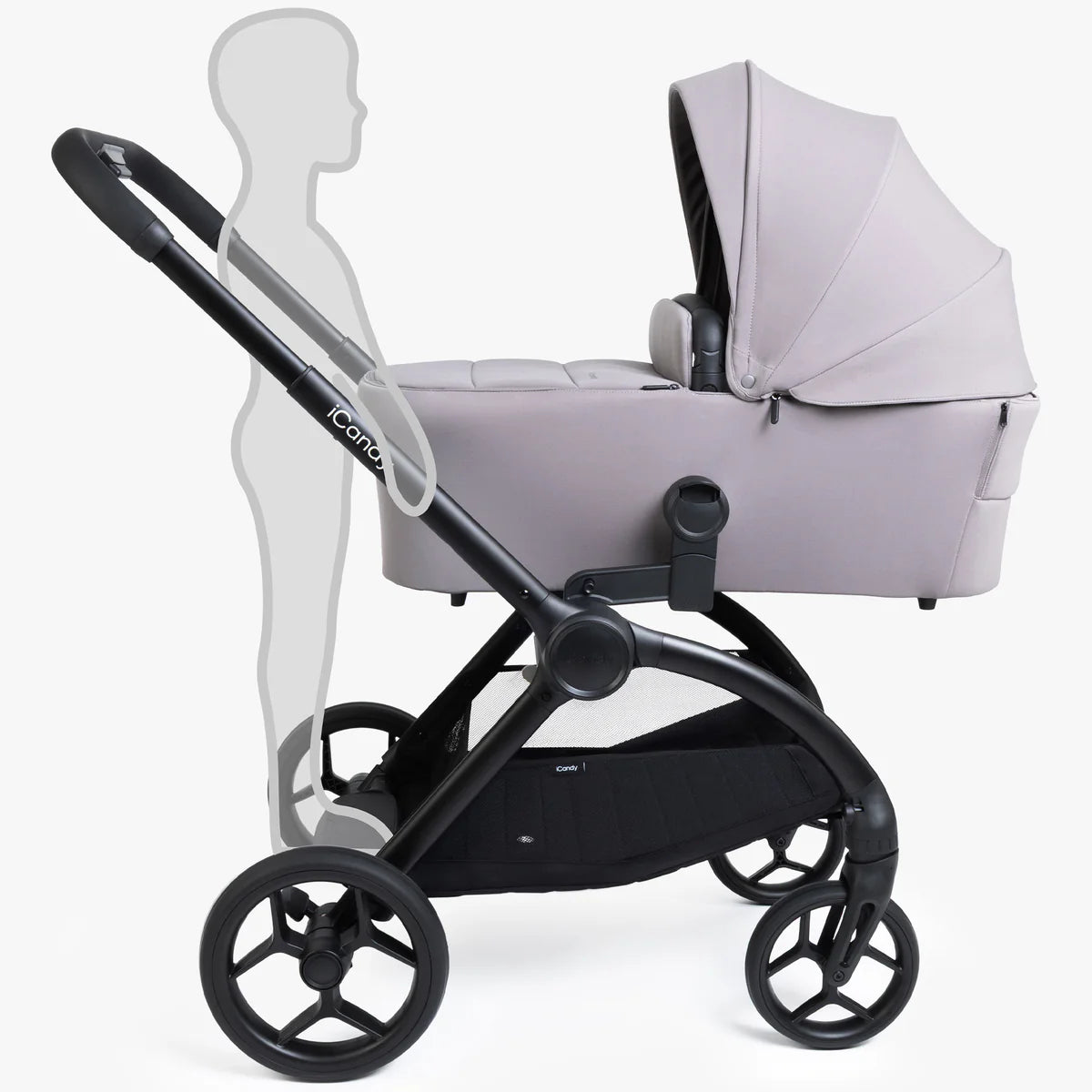 iCandy Core 2 Pushchair and Carrycot - Complete Bundle Storm Grey