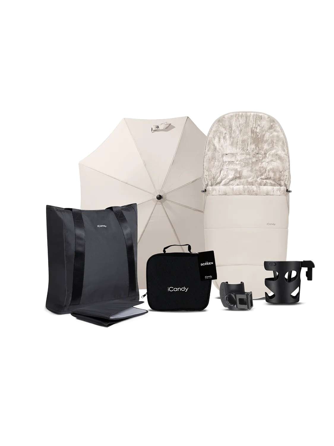 iCandy Core 2 Pushchair and Carrycot - Complete Bundle Sandstone
