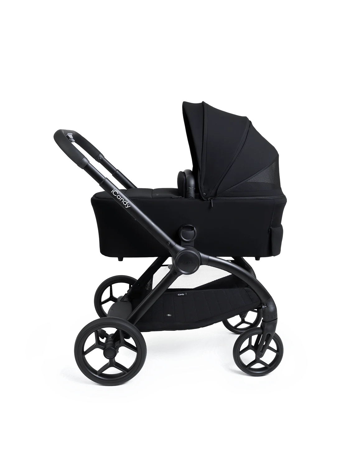 iCandy Core 2 Pushchair and Carrycot - Complete Bundle Storm Black