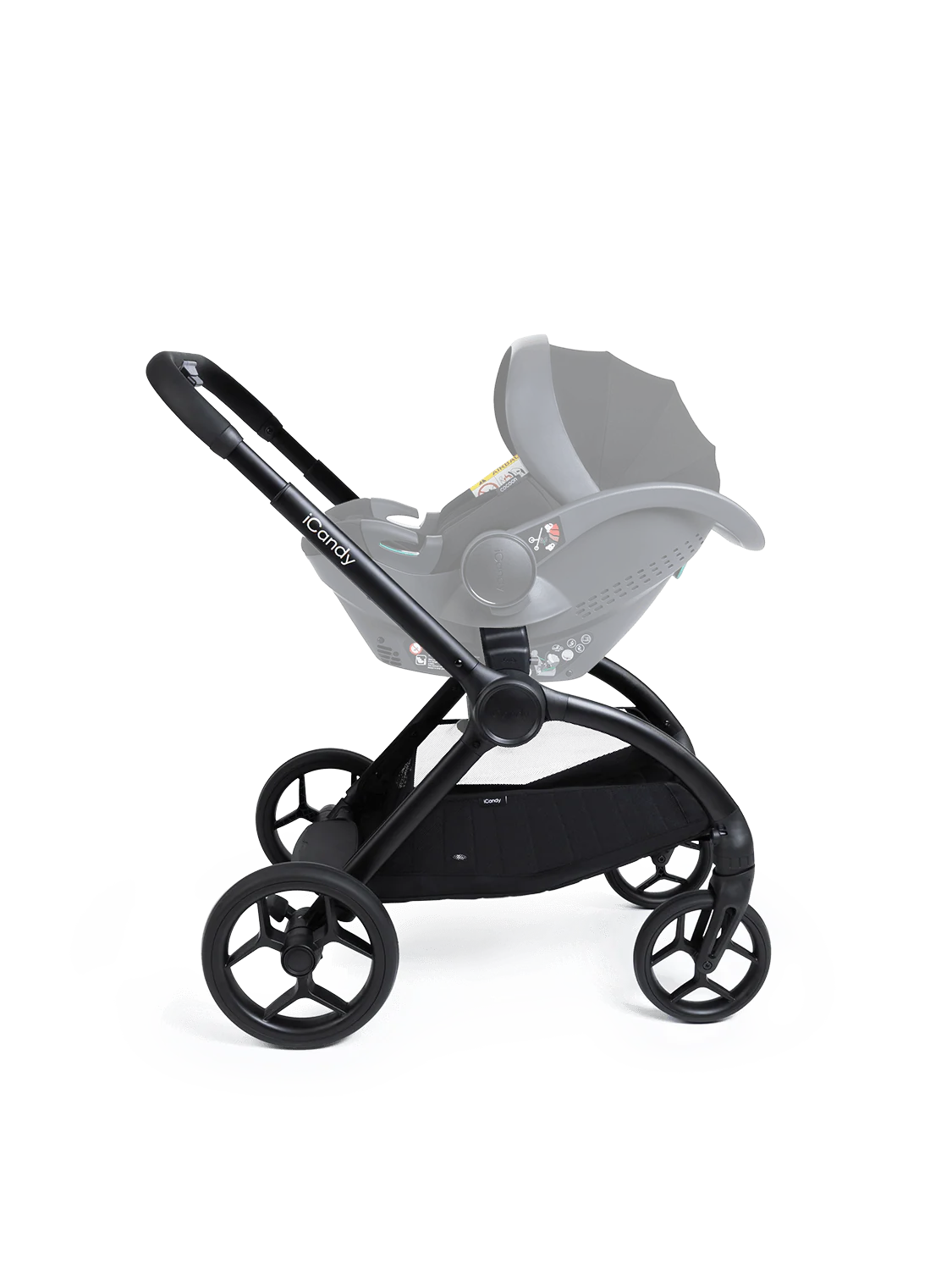 iCandy Core 2 Pushchair and Carrycot - Complete Bundle Storm Black