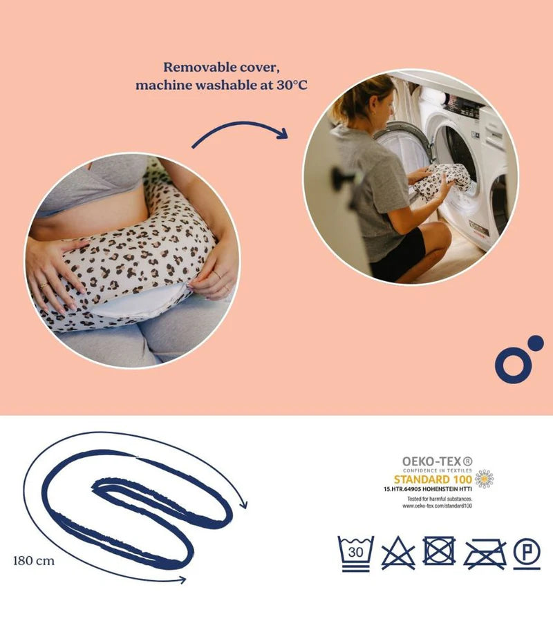 Doomoo Buddy Pregnancy Pillow Microbead Leopard