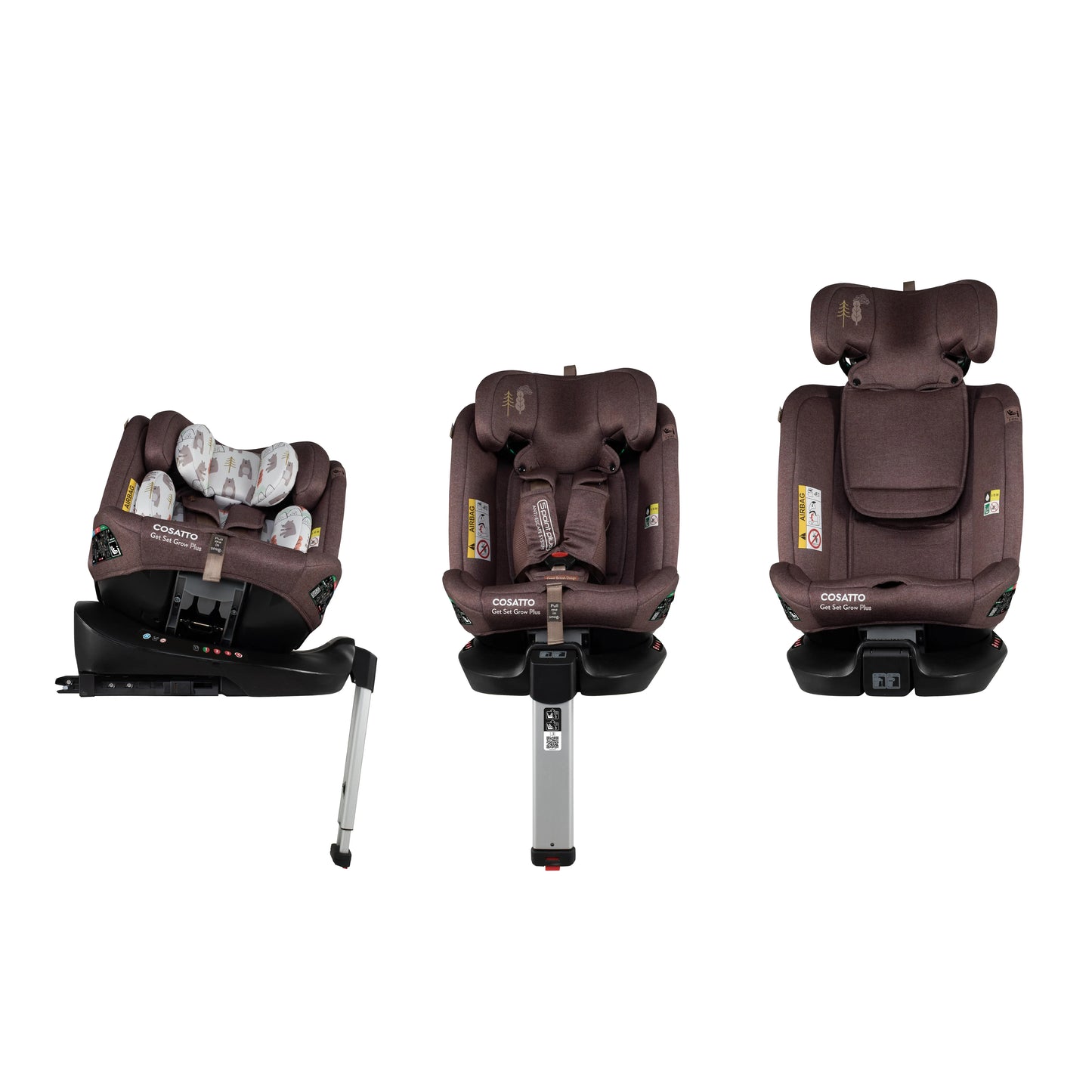 Cosatto Get Set Grow Plus i-Size 360 Car Seat Bear Hug