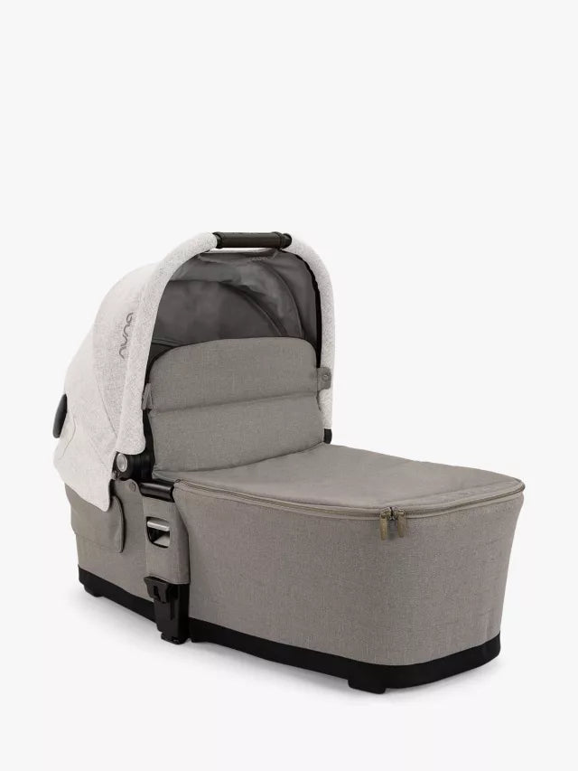 Nuna Mixx Next Pushchair, Carrycot & Pipa NEXT i-Size Car Seat with Base Generation Bundle, Mineral Ex display