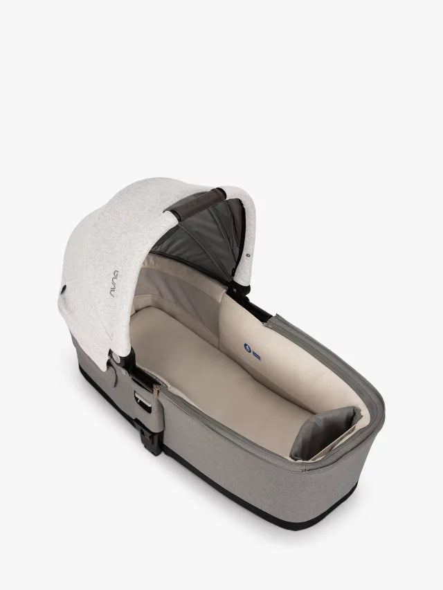 Nuna Mixx Next Pushchair, Carrycot & Pipa NEXT i-Size Car Seat with Base Generation Bundle, Mineral Ex display