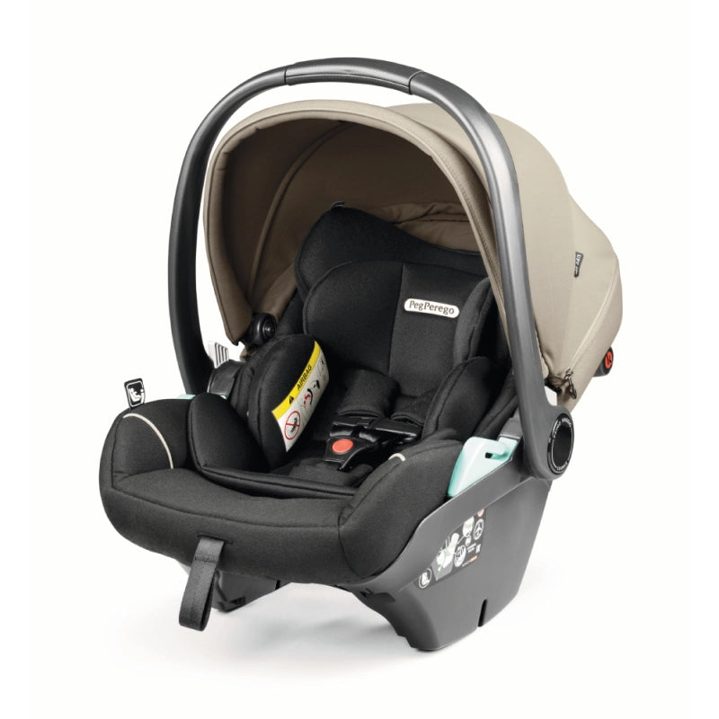 Peg Perego City Loop Chassis, Seat Unit & Primo Viaggio Car Seat Bundle - Vanilla Blend