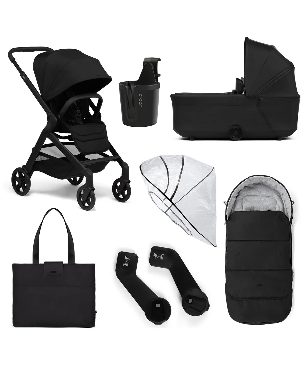 Joolz Hub2 + Carrycot 6pc Bundle Space Black