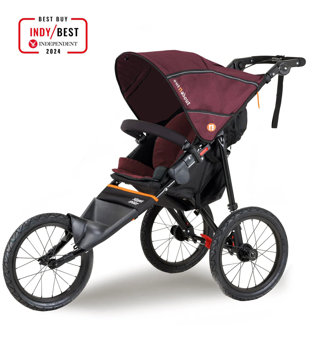 Out n about nipper sport v5 - Brambleberry Red Pre Order End Of April Delivery