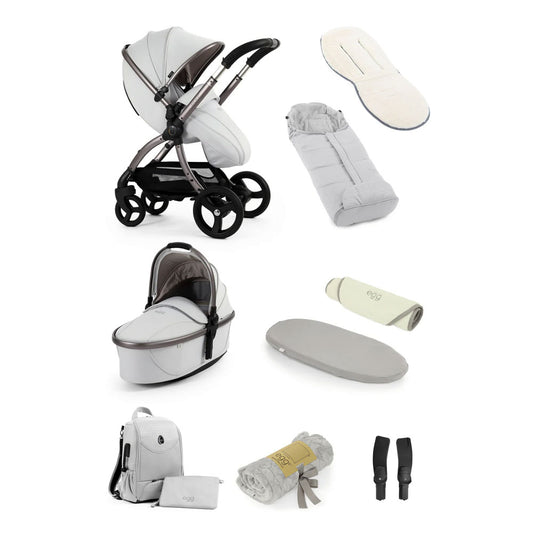 Egg 3 Snuggle Bundle Houndstooth Silver *Check delivery estimate before ordering