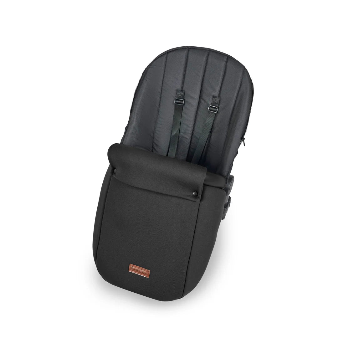 Ickle bubba Stomp Luxe All in One Premium i-Size Travel System with ISOFIX Base *Midnight  - Black handle