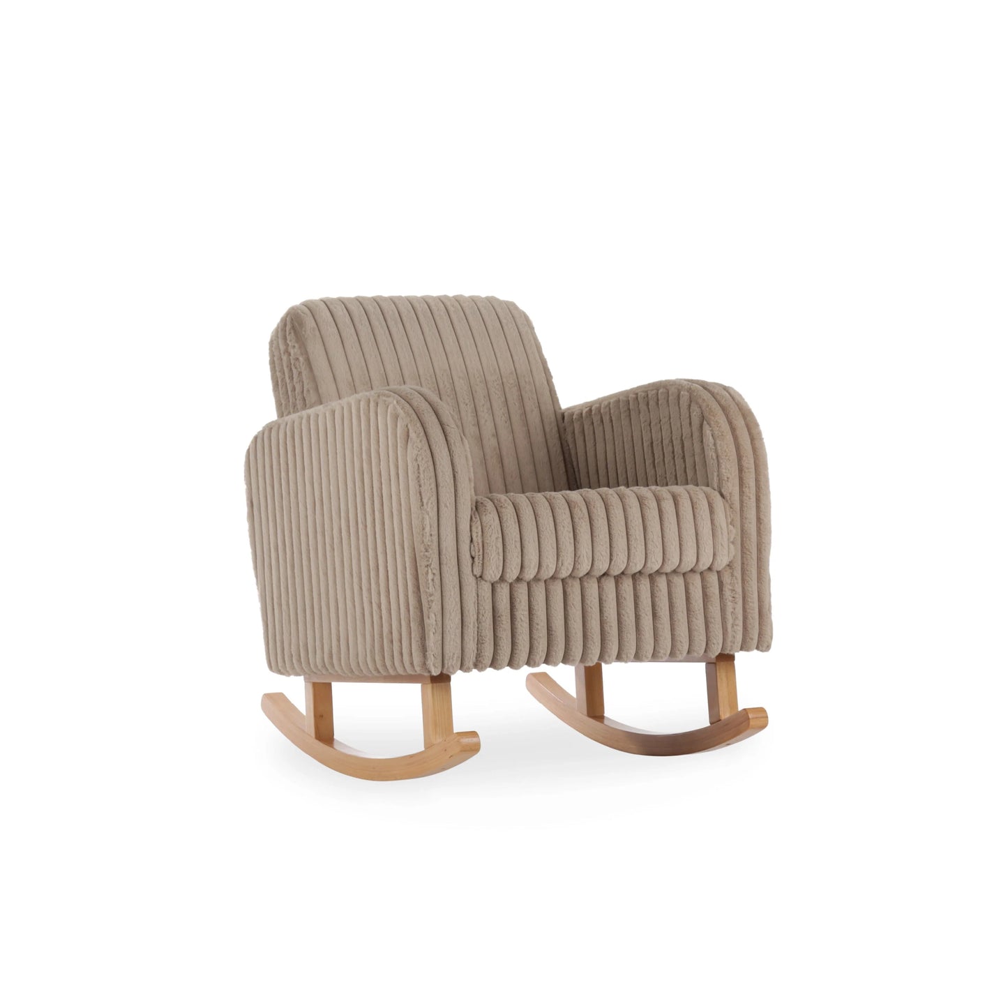 Cuddle Co Etta Faux Fur Nursing Chair - Mink