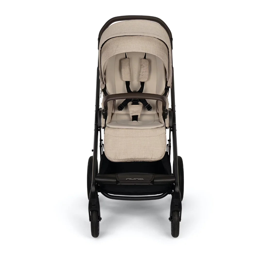 Nuna MIXX NEXT Pushchair, Carrycot & Pipa URBN Travel System Biscotti