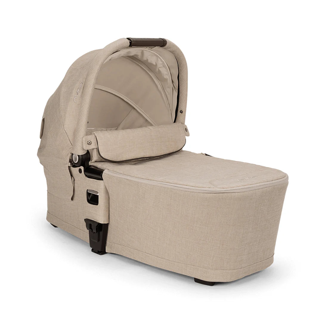 Nuna MIXX NEXT Pushchair, Carrycot & Pipa URBN Travel System Biscotti