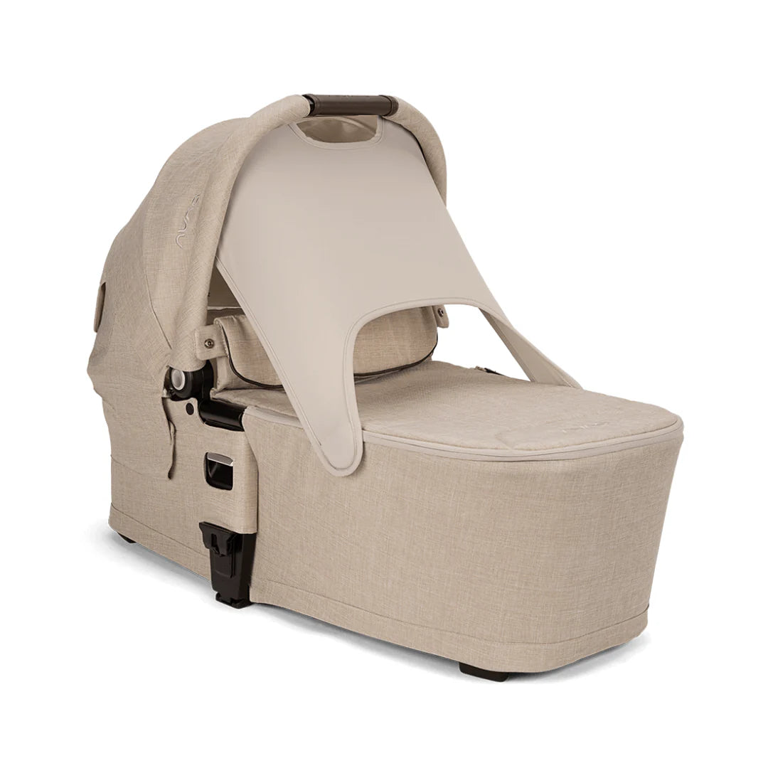 Nuna MIXX NEXT Pushchair, Carrycot & Pipa URBN Travel System Biscotti