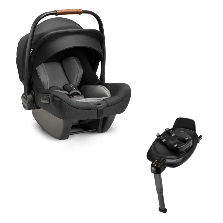 iCandy Peach 7 Pushchair & Accessories Bundle With  Nuna Pipa Next And Rotating Base Black Edition