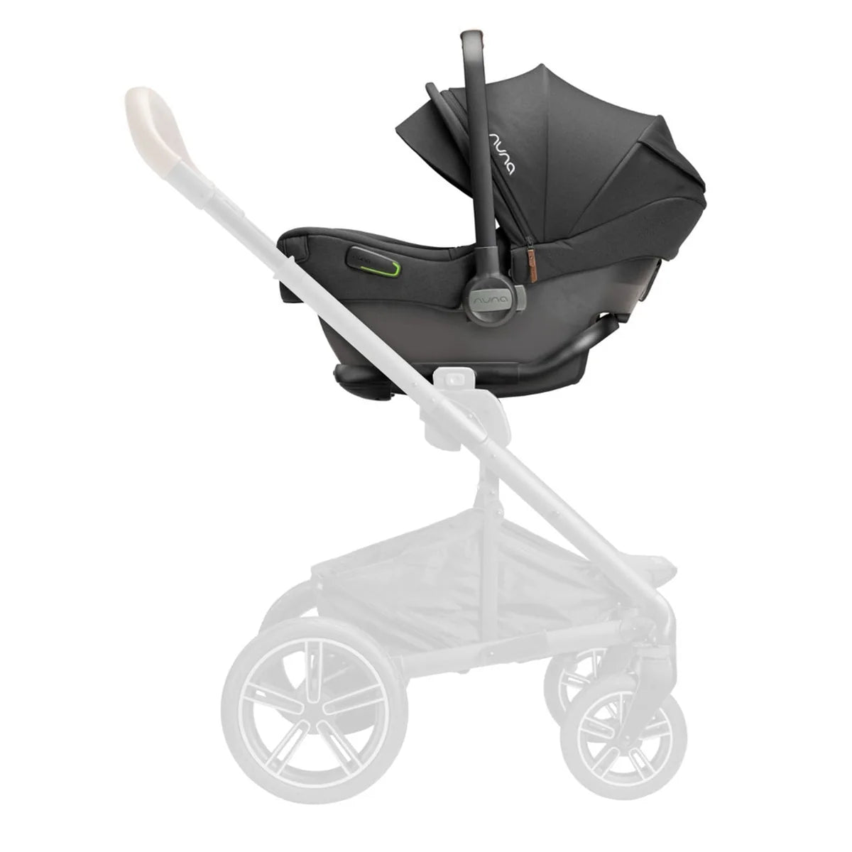 iCandy Peach 7 Pushchair & Accessories Bundle With  Nuna Pipa Next And Rotating Base Black Edition