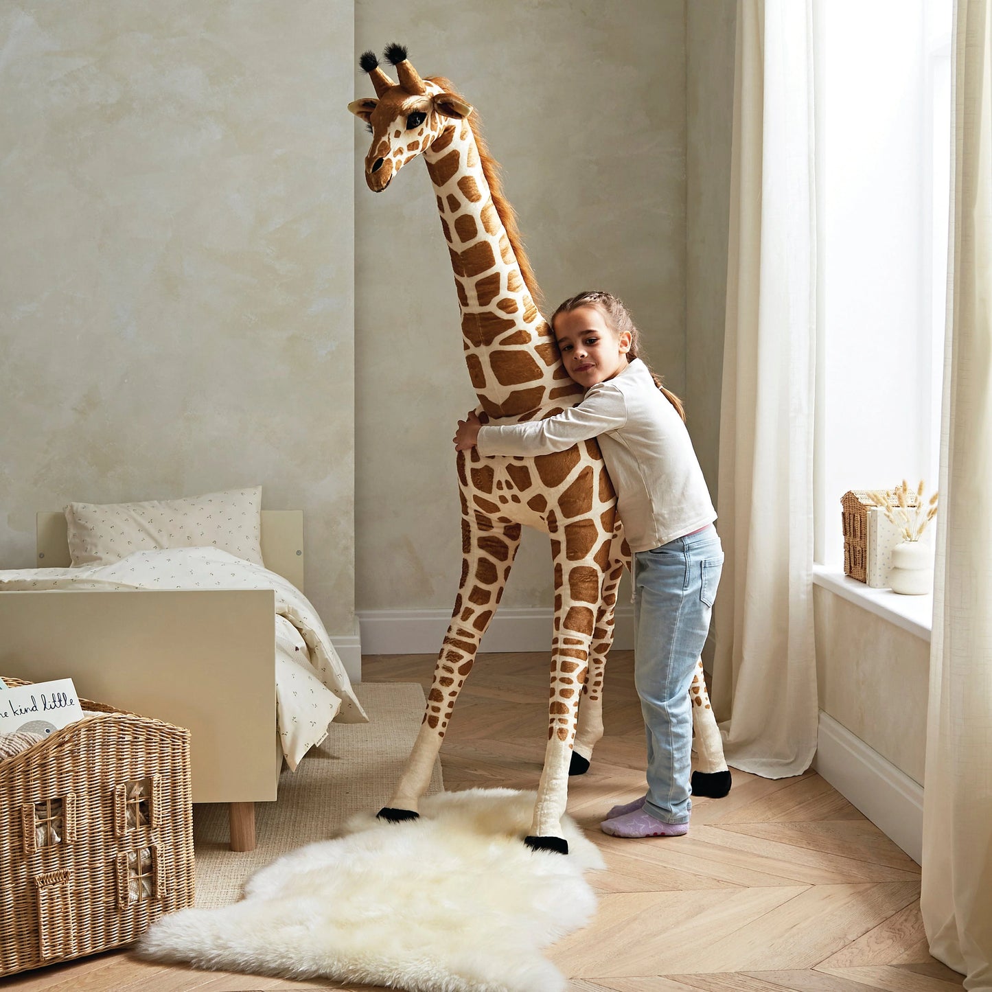 Small Standing Giraffe Stuffed Animal 100cm